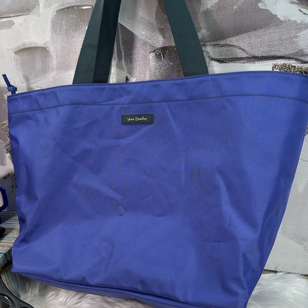 Vera Bradley Blue Tote Bag - Picture 15 of 16